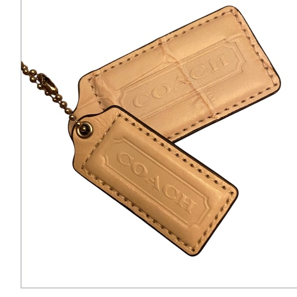 Coach Kristin #16803 Beige Leather Shoulder Handbag - Picture 12 of 12